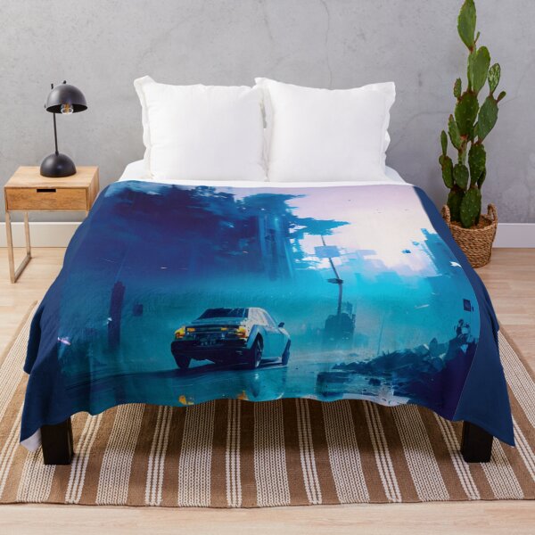 Item preview, Blue Abstract Urban Art by CallisC Arts designed and sold by CallisC-Arts.