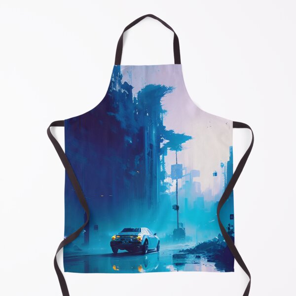 Item preview, Blue Abstract Urban Art by CallisC Arts designed and sold by CallisC-Arts.