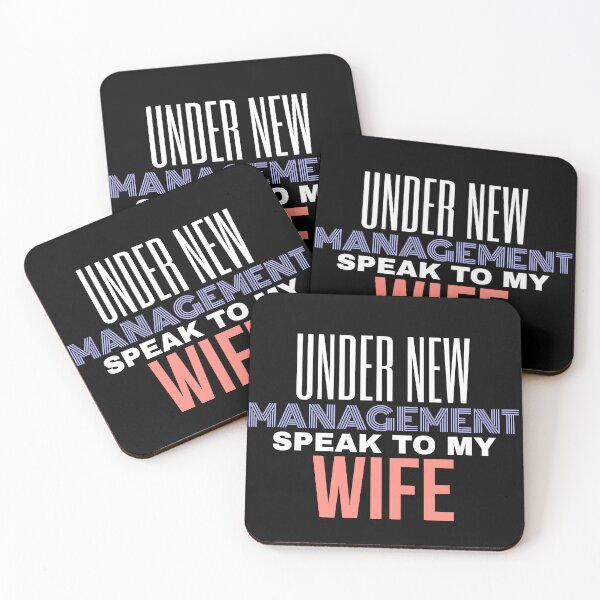 Item preview, Under new management speak to my wife designed and sold by Night0wls.