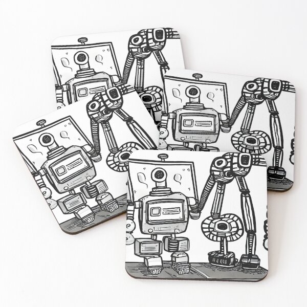 Item preview, Robot in the style of famous art. designed and sold by CRAFTER-MEDIA.