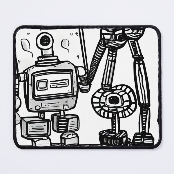 Item preview, Robot in the style of famous art. designed and sold by CRAFTER-MEDIA.
