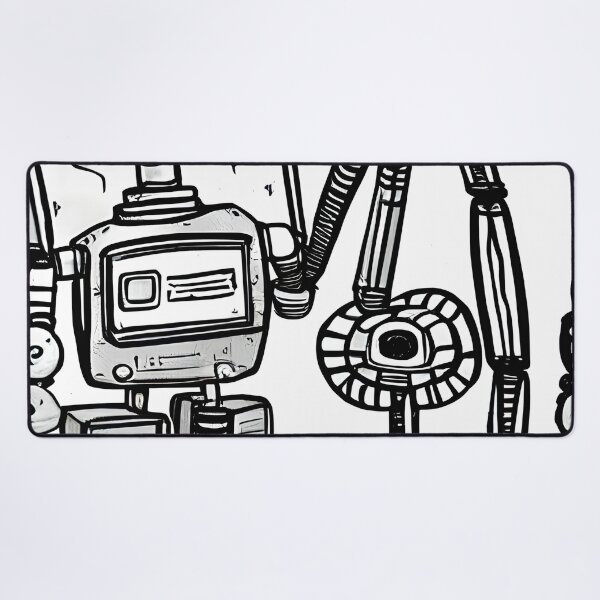 Item preview, Robot in the style of famous art. designed and sold by CRAFTER-MEDIA.