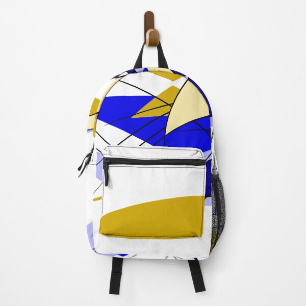 Item preview, Abstract artwork - summer, ship, ocean, waves - blue and gold designed and sold by bunterkunt.