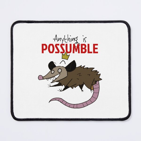 Item preview, Funny Opossum Anything is Possumble designed and sold by Eolithic.