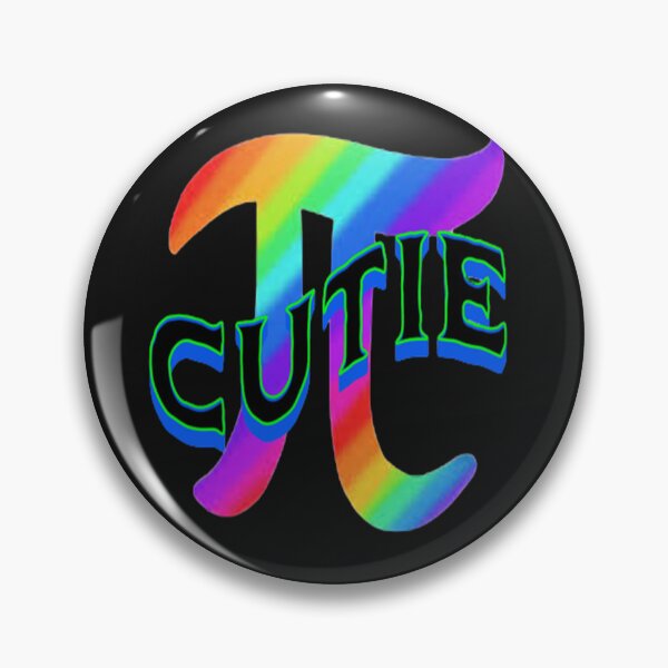Item preview, Cutie Pie Fun Mathematics Lettering Graphic Design, Abstraction, bold colorful abstract playful Mathematics Pie Lettering  design  designed and sold by Adri Barnard.