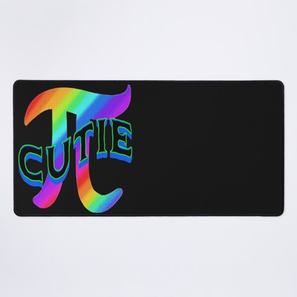 Item preview, Cutie Pie Fun Mathematics Lettering Graphic Design, Abstraction, bold colorful abstract playful Mathematics Pie Lettering design designed and sold by Adri Barnard.