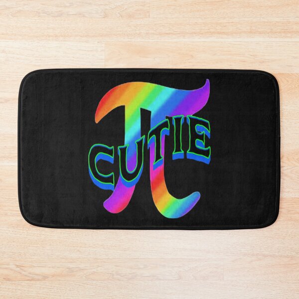 Item preview, Cutie Pie Fun Mathematics Lettering Graphic Design, Abstraction, bold colorful abstract playful Mathematics Pie Lettering  design  designed and sold by Adri Barnard.