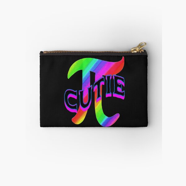 Item preview, Cutie Pie 2 Fun Mathematics Lettering Graphic Design, Abstraction, bold colorful abstract playful Mathematics Pie Lettering  design  designed and sold by Adri Barnard.