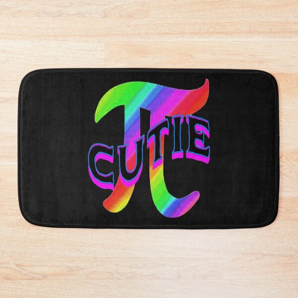 Item preview, Cutie Pie 2 Fun Mathematics Lettering Graphic Design, Abstraction, bold colorful abstract playful Mathematics Pie Lettering  design  designed and sold by Adri Barnard.