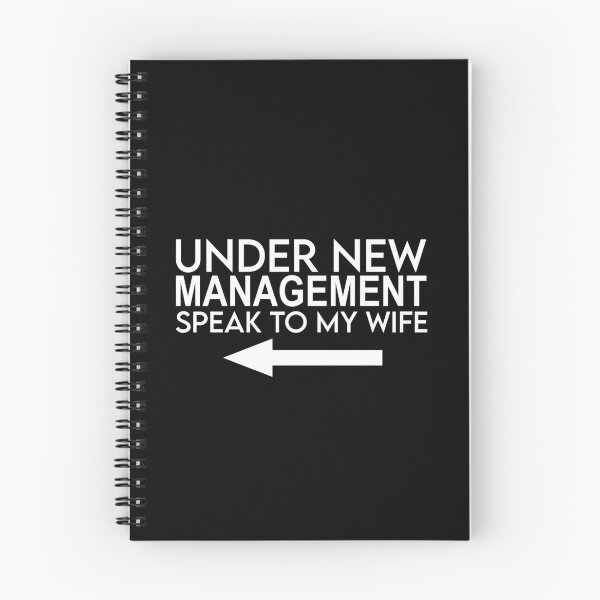 Item preview, Under new management speak to my wife designed and sold by Night0wls.