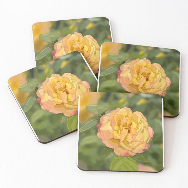 Item preview, Yellow rose  designed and sold by Purplepugprints.