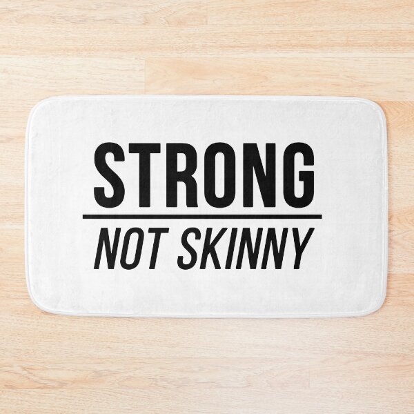 Item preview, Strong not Skinny | quote designed and sold by My Stato.
