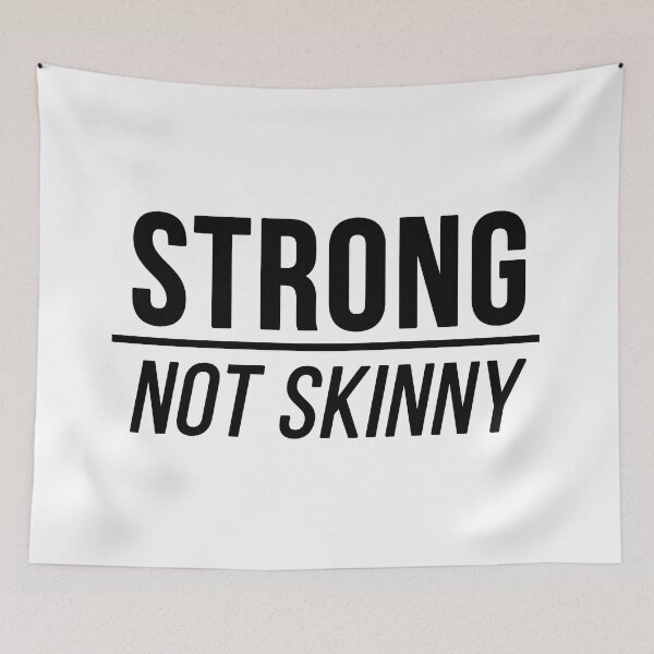 Item preview, Strong not Skinny | quote designed and sold by My Stato.