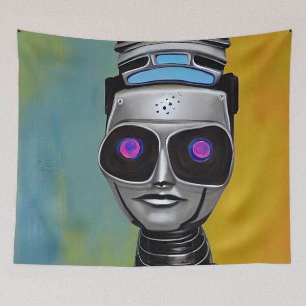 Item preview, Robot in the style of famous art. designed and sold by CRAFTER-MEDIA.