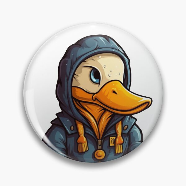 Item preview, Cute Duck Hoodie Stylized Anime Cartoon designed and sold by PrestigeTemp.