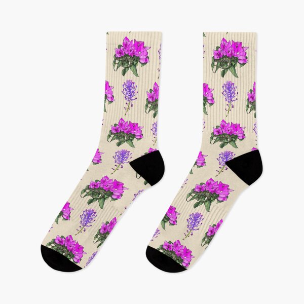 Item preview, Wall lizard on bougainvillea pattern, cream designed and sold by Naty Design Prague.