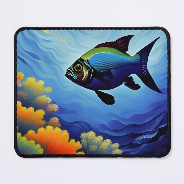 Item preview, Coral Reef and Fish, impasto, Ai Generated Art designed and sold by ACC .