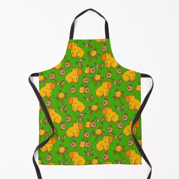 Item preview, Capybara With Oranges Leaves Green by Tobe Fonseca designed and sold by Tobe Fonseca®.