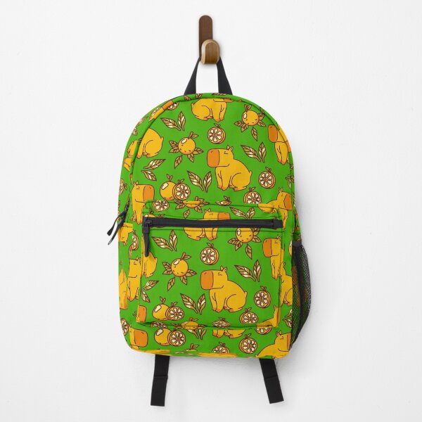 Item preview, Capybara With Oranges Leaves Green by Tobe Fonseca designed and sold by Tobe Fonseca®.