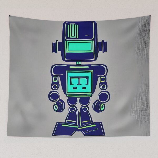 Item preview, Robot in the style of famous art. designed and sold by CRAFTER-MEDIA.