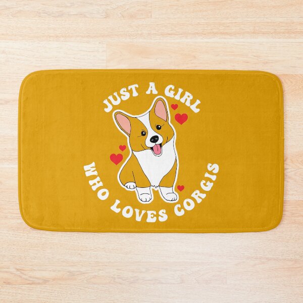 Item preview, Just a Girl Who Loves Corgis designed and sold by HotHibiscus.