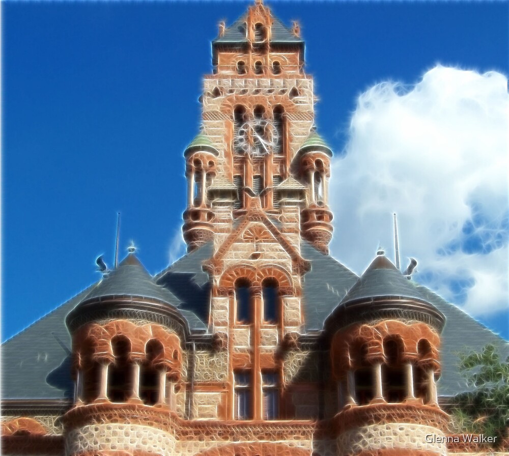 quot Ellis County Courthouse quot by Glenna Walker Redbubble