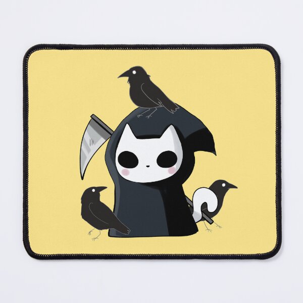 Item preview, Grim reaper cat and crows designed and sold by Mayarart.