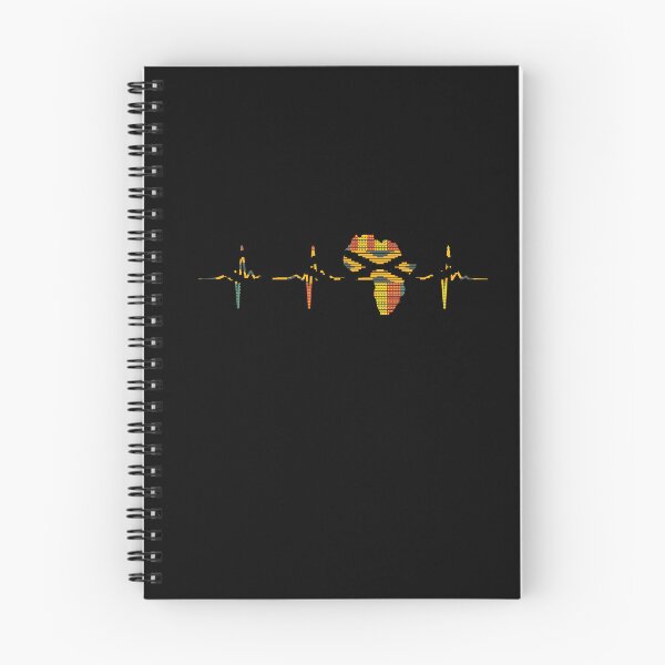 Artikelvorschau, Afrika-Karte, Kente-Muster, Herzschlag, Liebe Afrika entworfen und verkauft von kentevibesshop.