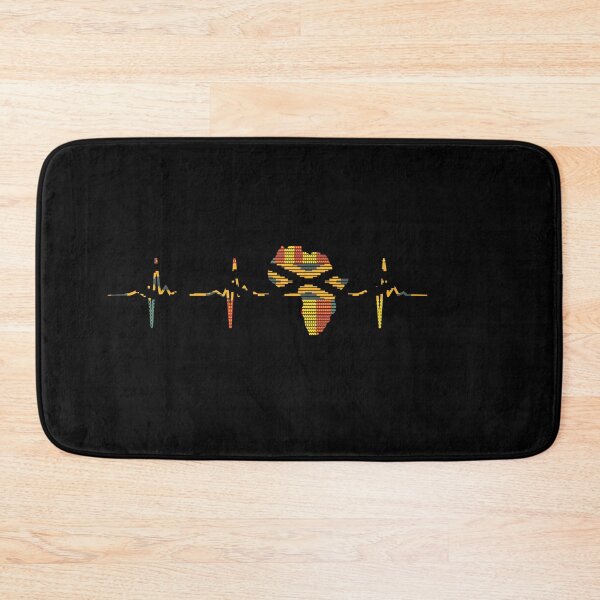 Item preview, Africa Map, Kente Pattern, Heartbeat, Love Africa  designed and sold by kentevibesshop.