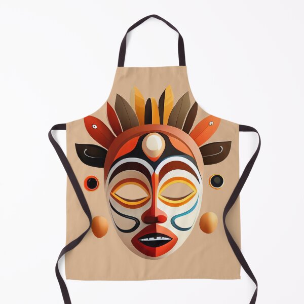 Item preview, Cappu-Mallow African Mask designed and sold by AfroMosaic.