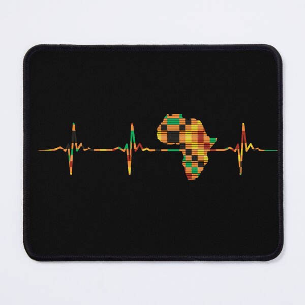 Item preview, Africa Map, Kente Pattern, Heartbeat, Love Africa  designed and sold by kentevibesshop.