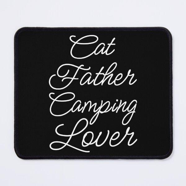 Item preview, Cat Father Camping Lover II designed and sold by Lemon Pepper.
