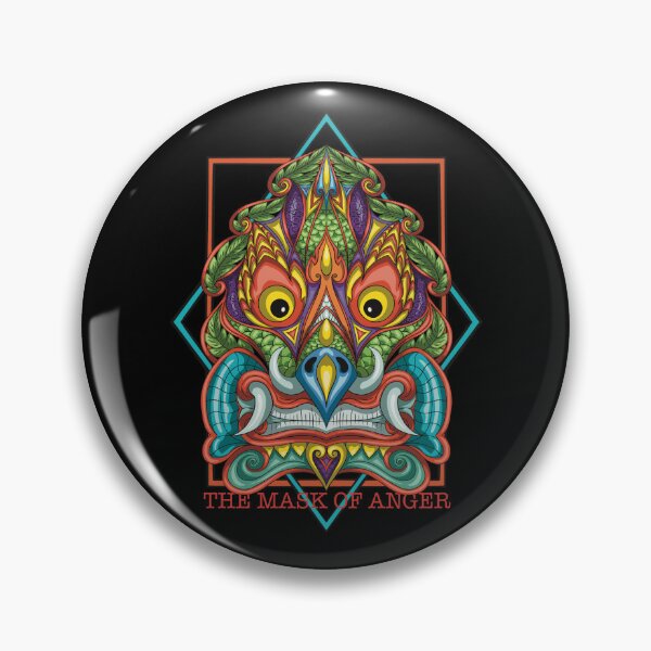 Item preview, The mask of anger designed and sold by WatidStudio.