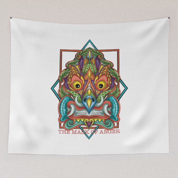 Item preview, The mask of anger designed and sold by WatidStudio.