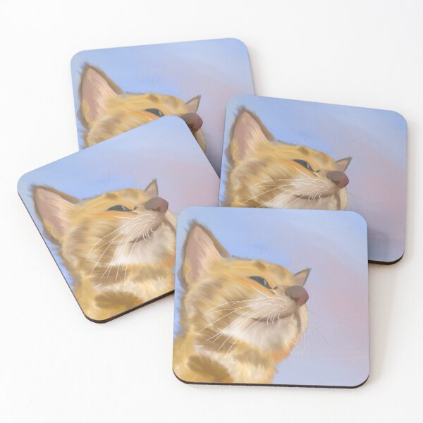 Item preview, Cute cat designed and sold by howyoudrawin.