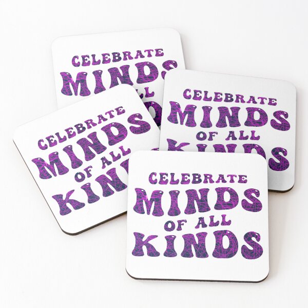 Item preview, celebrate minds of all kinds neurodiversity awareness autism day designed and sold by desimino.