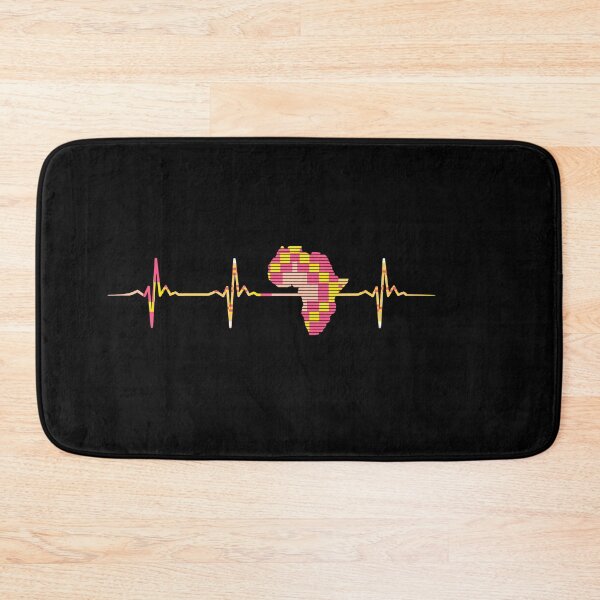 Item preview, Africa Map, Kente Pattern, Heartbeat, Love Africa  designed and sold by kentevibesshop.