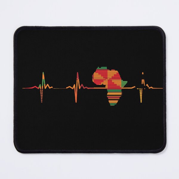 Item preview, Africa Map, Kente Pattern, Heartbeat, Love Africa  designed and sold by kentevibesshop.
