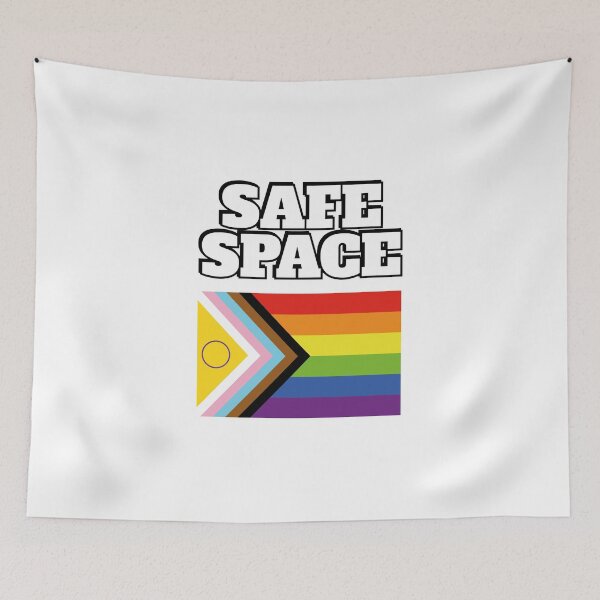Item preview, LGBTQ safe space - inclusive pride flag designed and sold by Inspirationmotivation.
