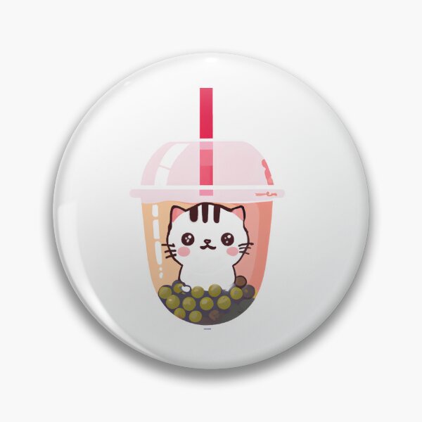 Item preview, Cute Kitten in a Bubble Tea Glass designed and sold by NathalieRached.