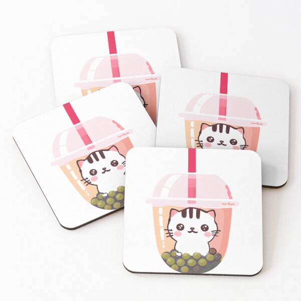Item preview, Cute Kitten in a Bubble Tea Glass designed and sold by NathalieRached.