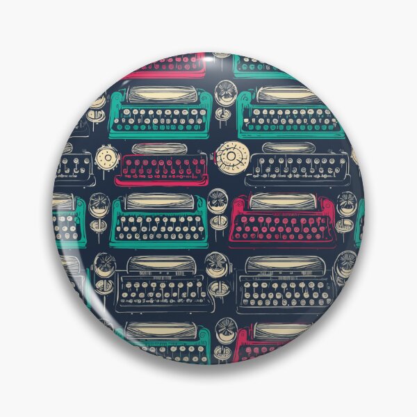 Item preview, Classic Retro Typewriter Pattern designed and sold by TheHellSong.