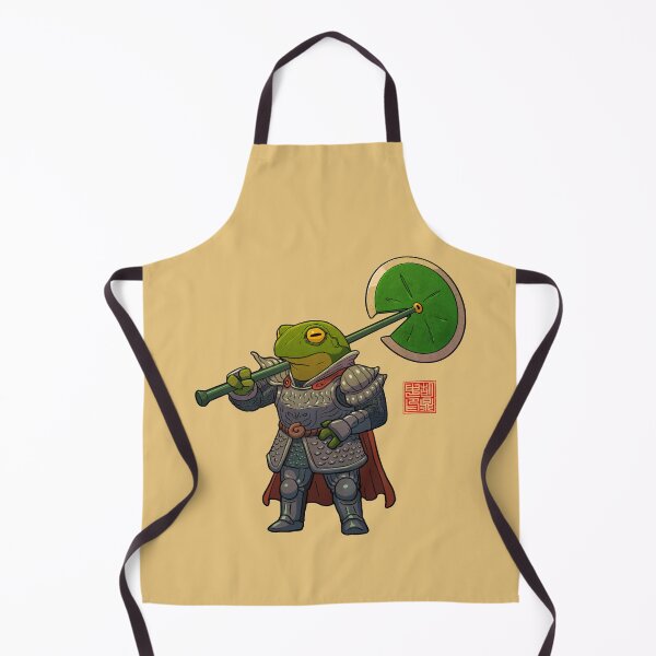 Item preview, Frog Fighter Fantasy Armored Heavy Warrior designed and sold by DingHuArt.