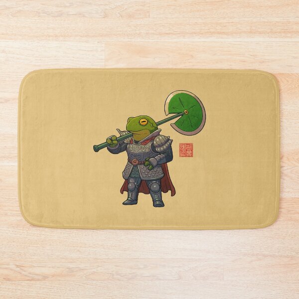 Item preview, Frog Fighter Fantasy Armored Heavy Warrior designed and sold by DingHuArt.