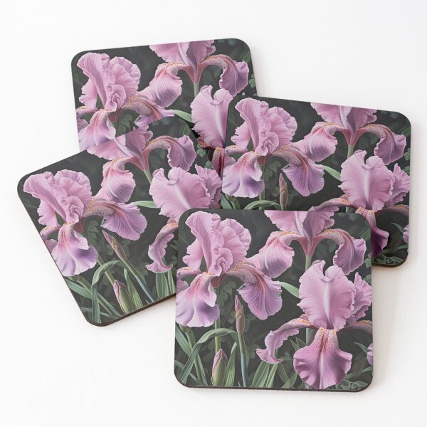 Item preview, Pink Irises  designed and sold by Vanover Designs.