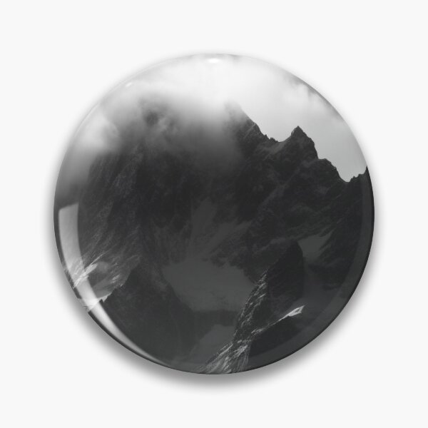 Item preview, Mountain Landscape Black and White Peak Everest Pyrenees Alps Andes Contrast Landscape Natural BW Photo designed and sold by Univers Noir et Blanc.