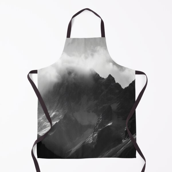 Item preview, Mountain Landscape Black and White Peak Everest Pyrenees Alps Andes Contrast Landscape Natural BW Photo designed and sold by Univers Noir et Blanc.
