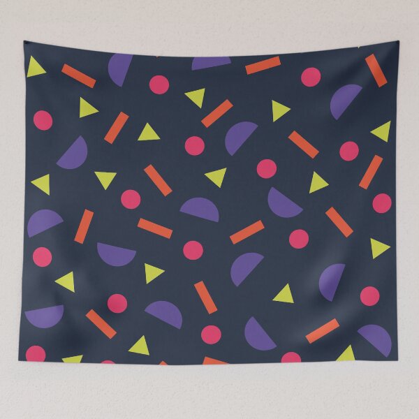 Item preview, Retro Memphis Pattern Purple designed and sold by Blue-Banana.