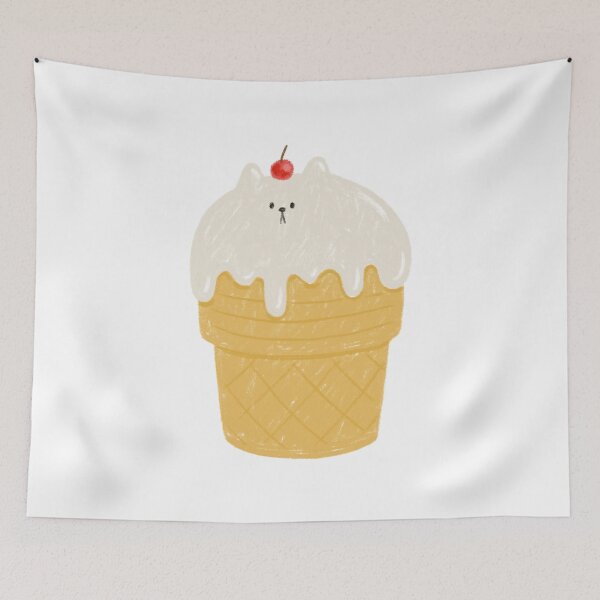 Item preview, Melting Cat Ice-Cream designed and sold by moonimoony.