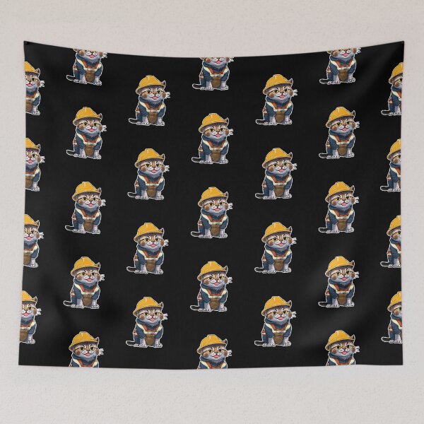 Item preview, CATS WITH HARD HATS catswithhardhats designed and sold by w1ckerman.